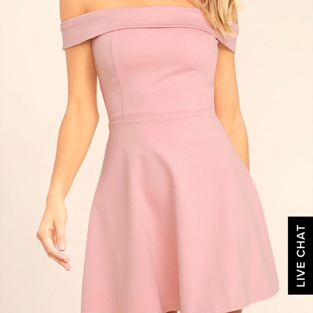 Off the shoulder dress